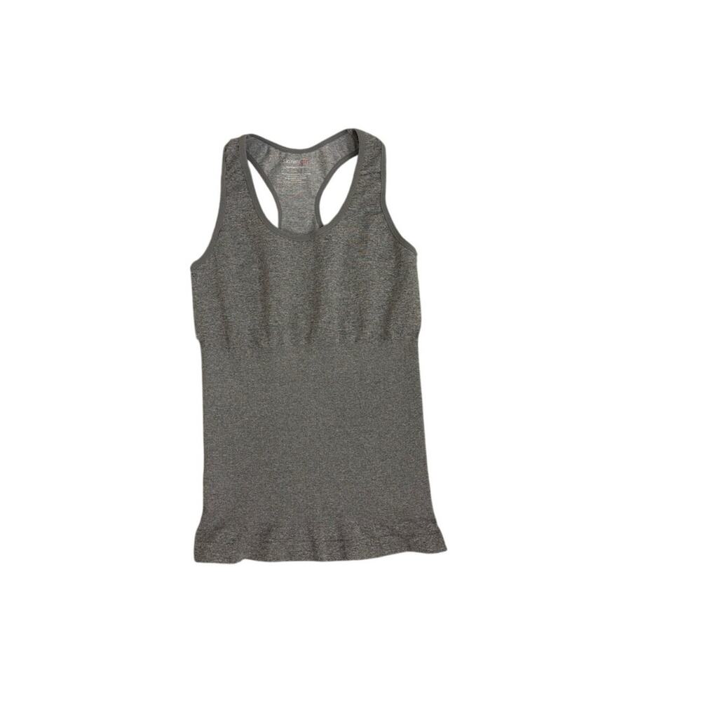 Skinny Girl Shapewear Racerback Grey Shape Smooth Tank Top Size Large